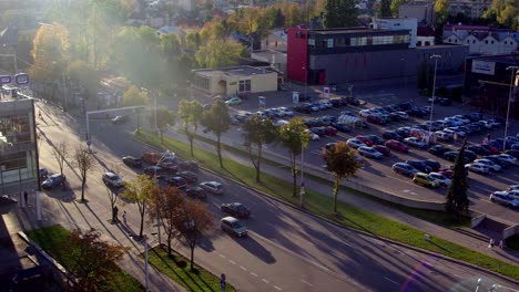 Verkehr-Im-Herbst