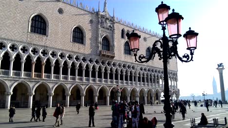 Venedig,-St.-Markusplatz,-Palazzo-Ducale