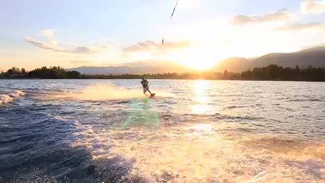 Wakeboarding-on-the-Lake