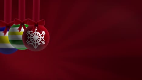 Baubles-Red-Background-Loop