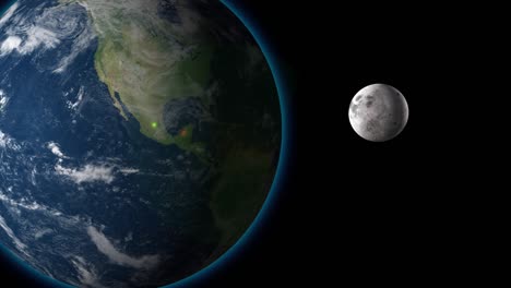Moon-and-Earth-Animation