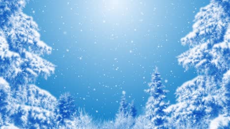 Blue-Winter-Background