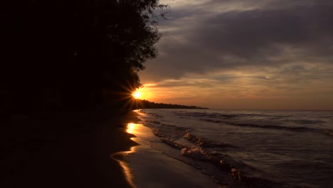 Sunset-Waves-Wide-Shot