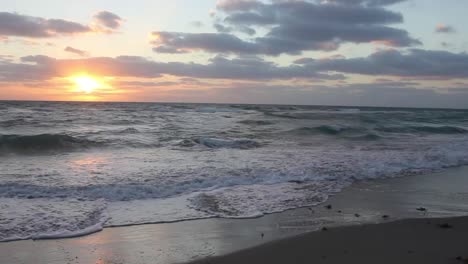 Ocean-Waves-at-Sunset-HD-Stock-Clip