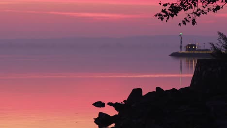 Port-at-Sunrise