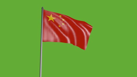 3D-Flagge-Von-China