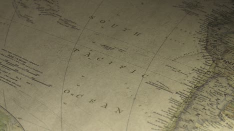 Mapa-Vintage-Pan-a-través-del-Océano-Pacífico-Sur