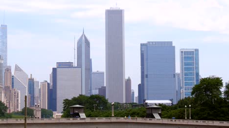 Wolkenkratzer-In-Der-Innenstadt-Von-Chicago