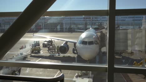 Airplane-Arrival-At-Terminal-Gate