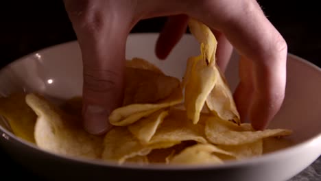 Grabbing-Crisps-Slow-Motion