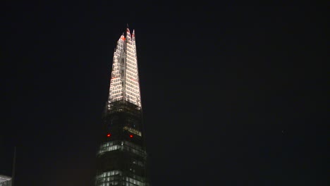 Close-Up-of-The-Shard-at-Night