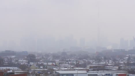 Neblige-Skyline-Von-Toronto