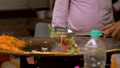 Indian-Street-Food-Being-Prepared