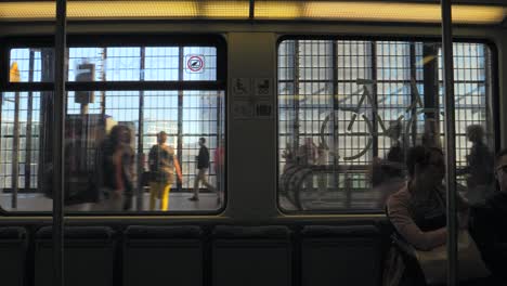 POV-Shot-of-a-Train-Leaving-a-Station