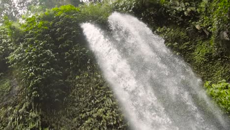 Panning-Down-a-Waterfall-in-Indonesia