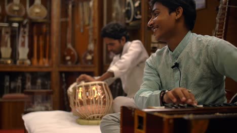 Men-Playing-Traditional-Indian-Instruments