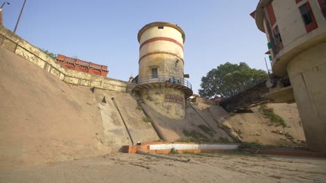 Panning-Shot-of-Water-Towers-in-India
