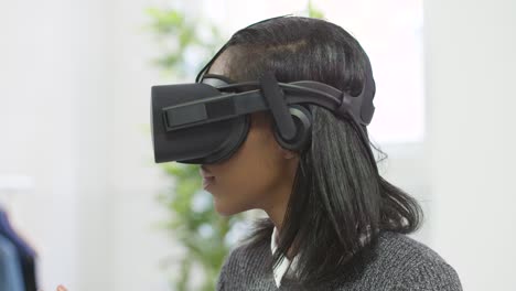 Close-Up-of-Woman-Using-VR-Headset