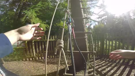 Point-Of-View-Climbing-Ladder