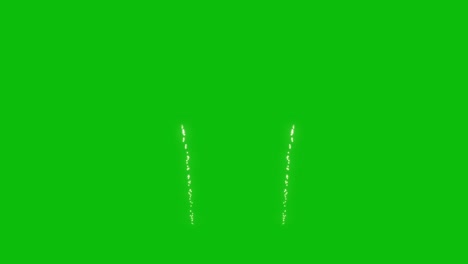 Feuerwerk-Auf-Greenscreen