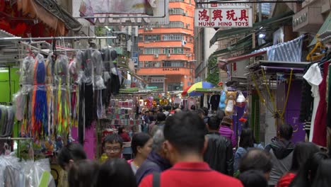 Geschäftiger-Markt-In-Hongkong