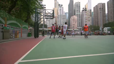 Juego-de-baloncesto-en-Hong-Kong