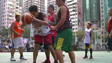 Close-Up-Basketball-Scene