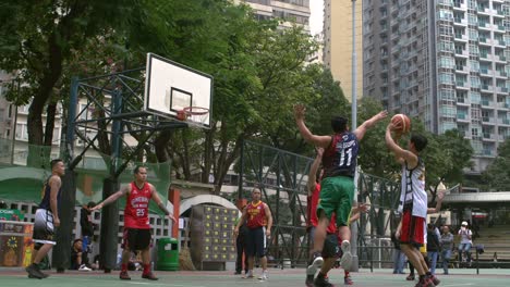 Basketballspiel-In-Zeitlupe