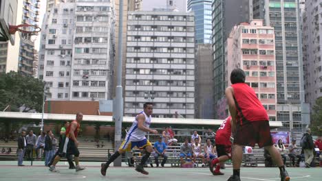 Running-Basketball-Players