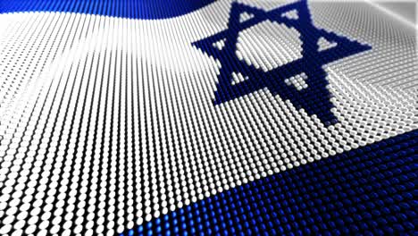 Bewegung-Partikel-Flagge-Schleife-Israel