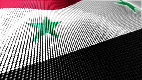 Motion-Partikel-Flag-Loop-Syrien