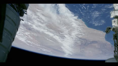 Westsahara-Und-Atlantik-Aus-Dem-Weltraum