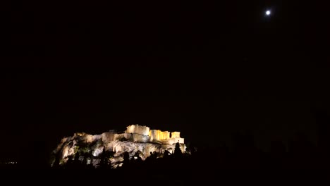 Illuminated-Temple-of-Athena-Nike