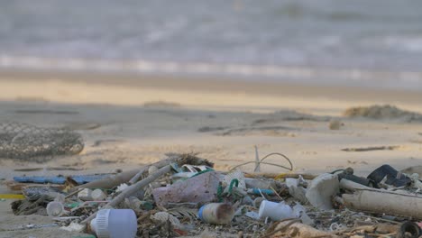 Trash-on-a-Beach-Close-Up
