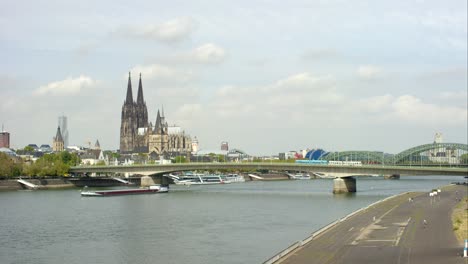 Bridges-Over-the-Rhine-in-Cologne-4K