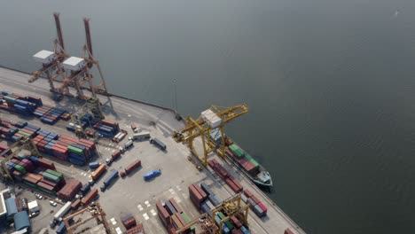 Orbiting-Container-Port-Cranes