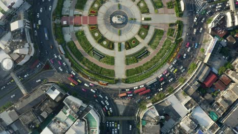 Flying-Over-Wongwian-Yai-Roundabout