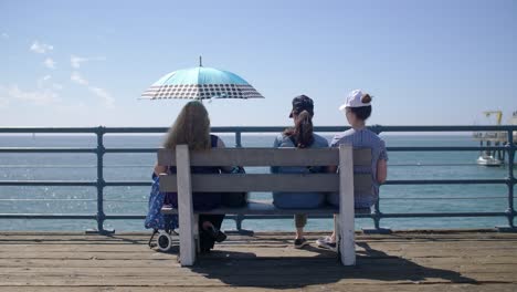 Women-on-A-Bench-by-the-Sea
