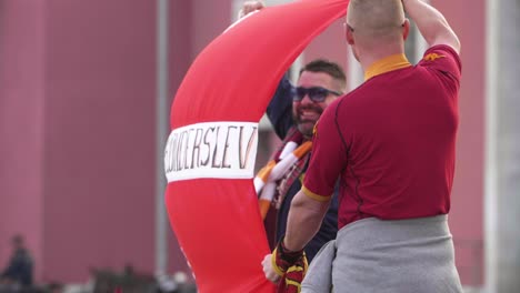 Fußballfans-Mit-Flagge