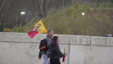 Football-Fans-Walking-With-Flag