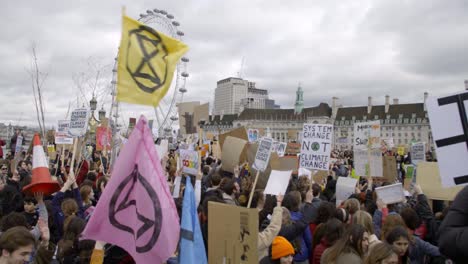 Gran-multitud-de-protesta-cerca-del-London-Eye