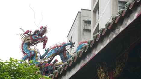 Chinesischer-Drache-Auf-Tempel-Taipeh-01