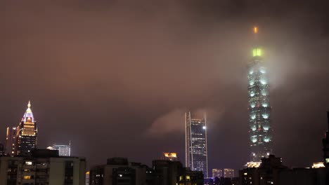 Taipei-101-Night-Lapse-de-noche