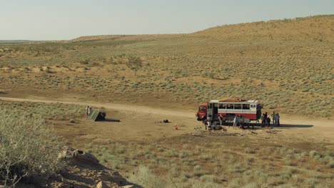 Group-of-Campers-in-the-Desert