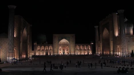 Registan-Square-at-Night