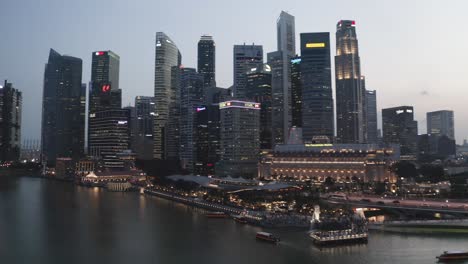 Finanzdistrikt-Singapur