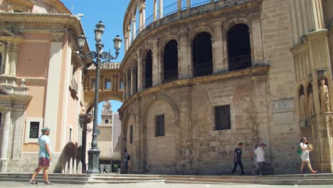 Valencia-Cathedral-and-Bridge-Walkway