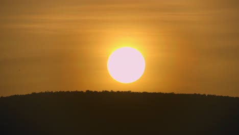 Untergehende-Sonne-In-Kenia