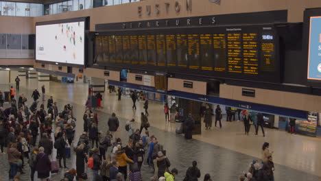 Plano-general-de-la-explanada-de-la-estación-Euston-de-Londres