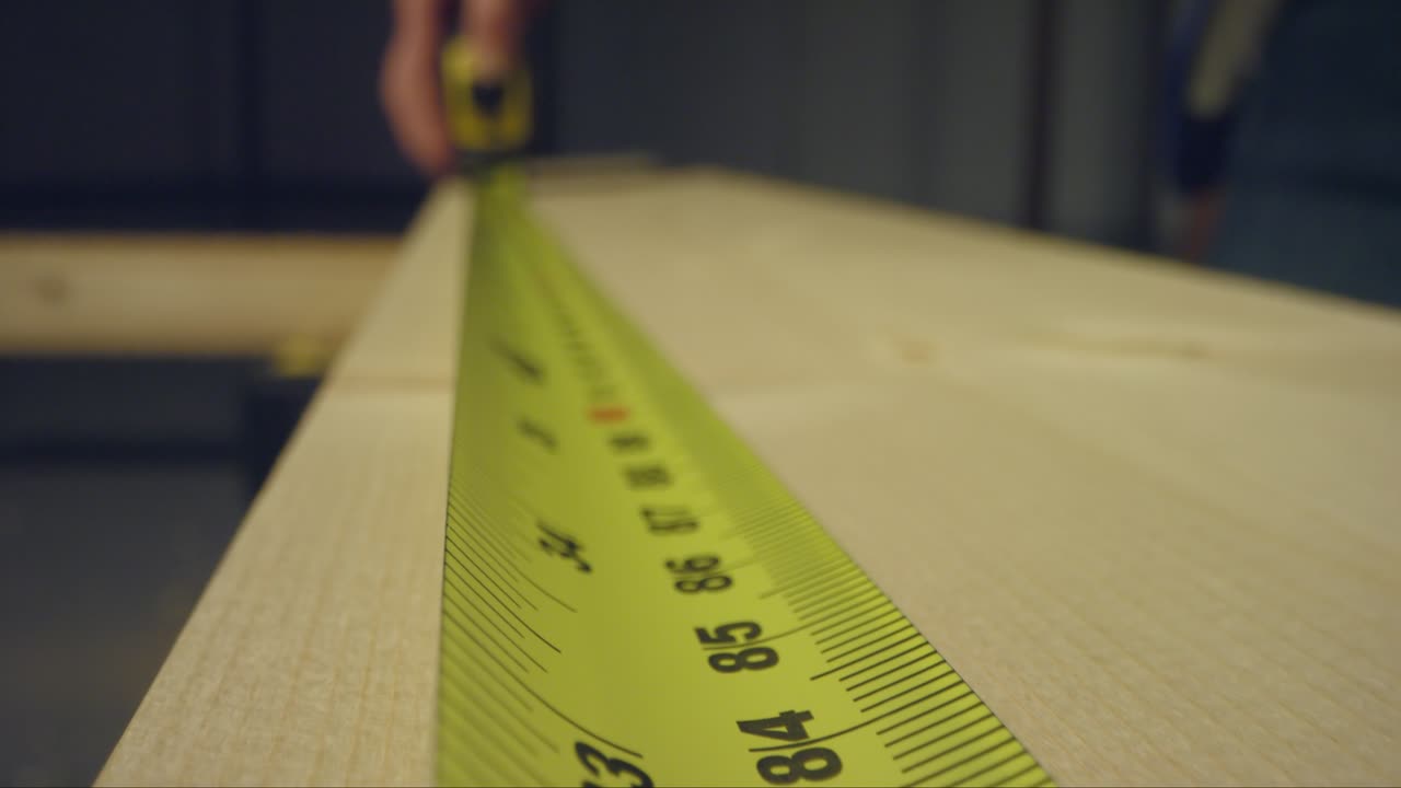 Tape Measure And Marking Wood Free Stock Video Footage Download Clips Industry